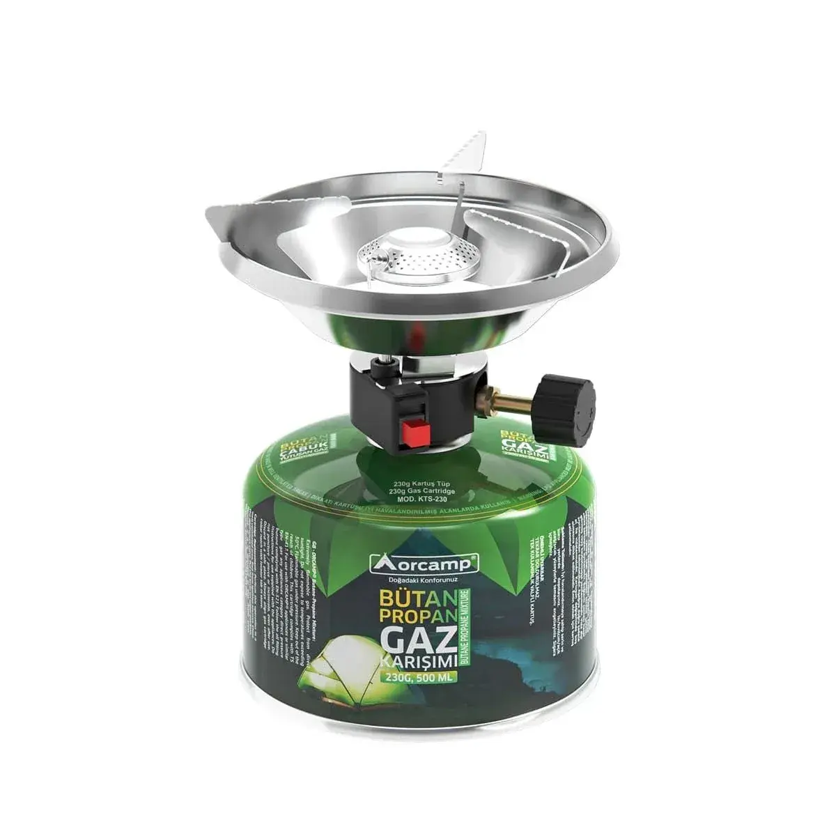 Orcamp Çakmaklı Kamp Ocak 230 Gram Tüplü Set