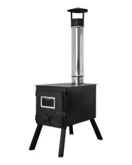 Nurgaz Katlanır Kamp Çadır Soba Küçük