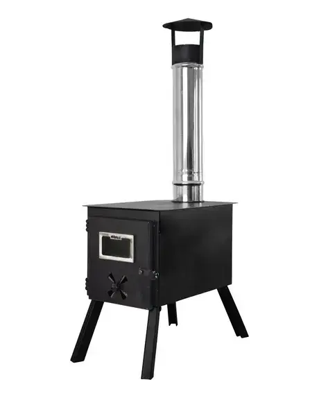 Nurgaz Katlanır Kamp Çadır Soba Küçük