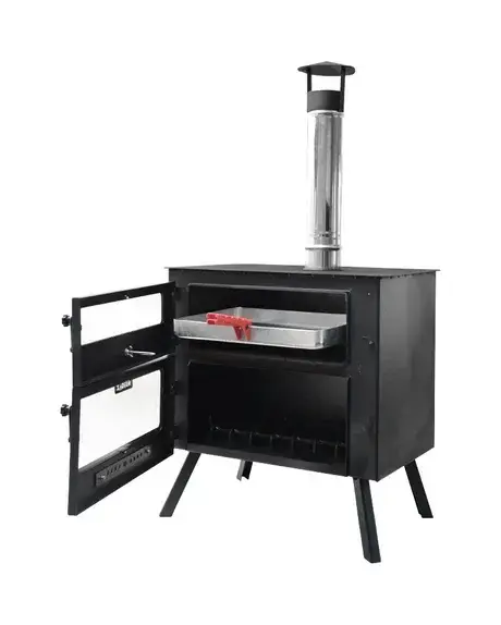 Nurgaz Kamp Kuzineli Şömine Soba