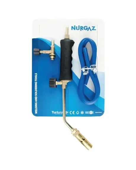 Propan Tav Ve Kaynak Seti 22 Mm Başlıklı Pürmüz Hortum Kelepçe Musluk Dahil