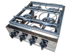 4 Porsiyonlu CE Belgeli Emniyet Sistemli Künefe Pişirim Ocağı