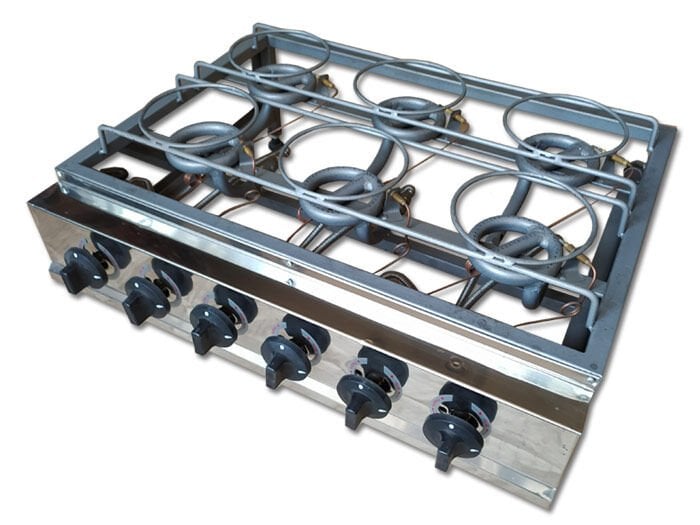 6 Porsiyonlu CE Belgeli Emniyet Sistemli Künefe Pişirim Ocağı