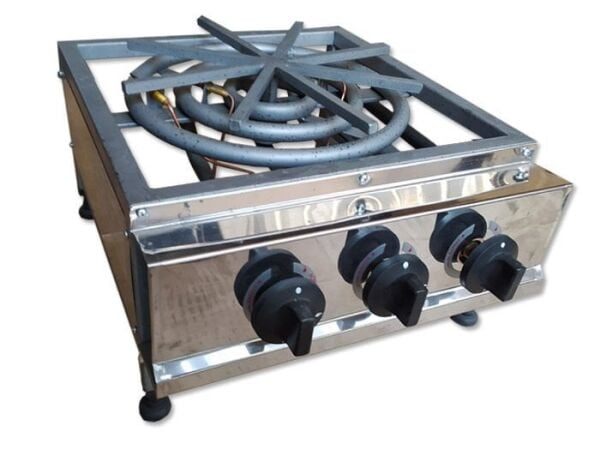 3 Yanışlı Tekli CE Belgeli Emniyet Sistemli Künefe Pişirim Ocağı