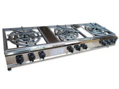 3 Yanışlı Üçlü CE Belgeli Emniyet Sistemli Künefe Pişirim Ocağı