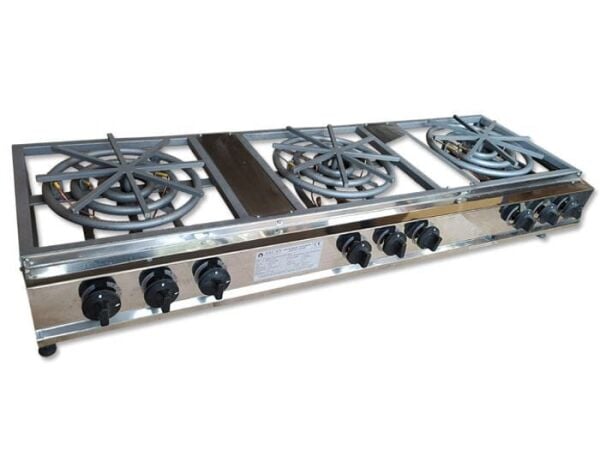 3 Yanışlı Üçlü CE Belgeli Emniyet Sistemli Künefe Pişirim Ocağı