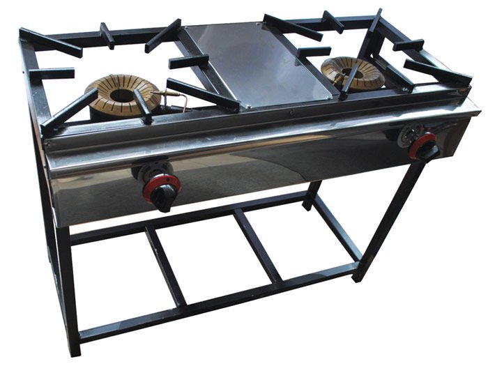 2 No İkili Profil CE Belgeli Emniyet Sistemli Ayaklı Pişirim Ocağı