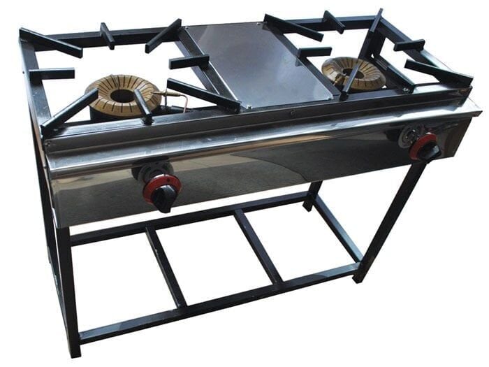 2 No İkili Profil CE Belgeli Emniyet Sistemli Ayaklı Pişirim Ocağı