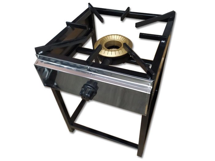 3 No Tekli Profil CE Belgeli Emniyet Sistemli Ayaklı Pişirim Ocağı