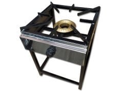 3 No Tekli Profil CE Belgeli Emniyet Sistemli Ayaklı Pişirim Ocağı