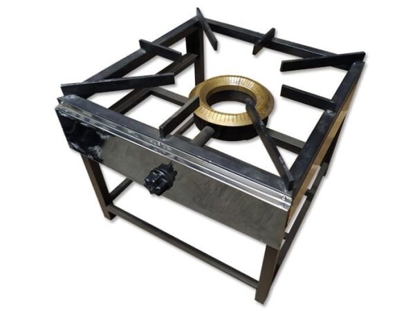 4 No Tekli Profil CE Belgeli Emniyet Sistemli Ayaklı Pişirim Ocağı