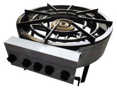 5 Yanışlı Profil CE Belgeli Emniyet Sistemli Ayaklı Konya Pilav Pişirim Ocağı