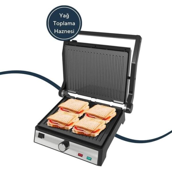 Kumtel Izgara ve Tost Makinesi TTM-05