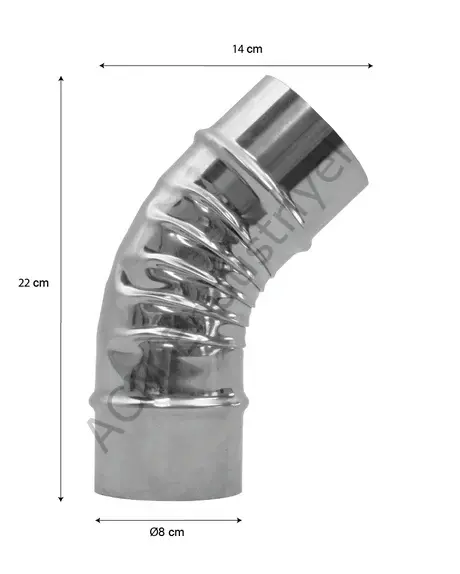 Campout Soba Dirseği 45 Derece