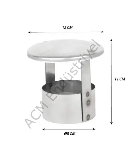 Campout Paslanmaz Baca Şapkası