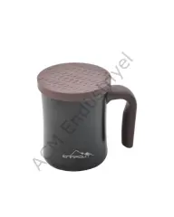 Campout Çift Katmanlı Termos Kupa Siyah