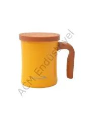 Campout Çift Katmanlı Termos Kupa Sarı