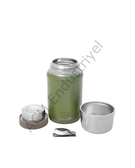 Campout Çift Katmanlı Yemek Termosu 600 Ml