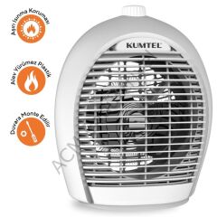 Kumtel Gri Fanlı Isıtıcı 2000 W LX-6331