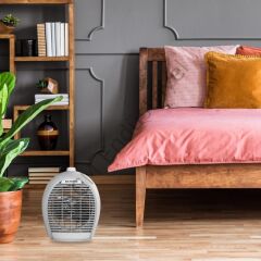 Kumtel Gri Fanlı Isıtıcı 2000 W LX-6331