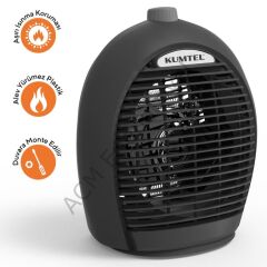 Kumtel Fanlı Isıtıcı 2000 W LX-6331 Füme