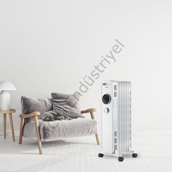 Kumtel 7 Dilim Beyaz Radyatör KUM-1220S