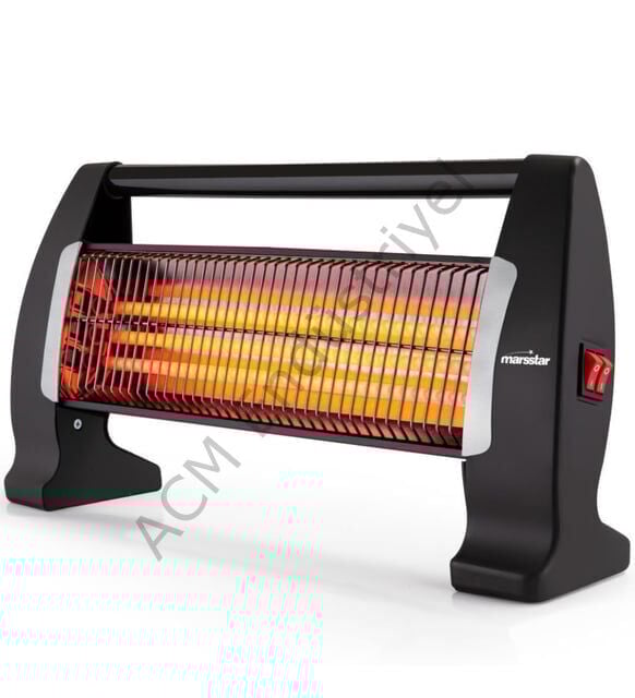 Marsstar Quartz 1500 Watt Devrilme Emniyetli Mini Isıtıcı MS-15