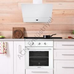 Kumtel Dizayn Beyaz Cam Ankastre Set