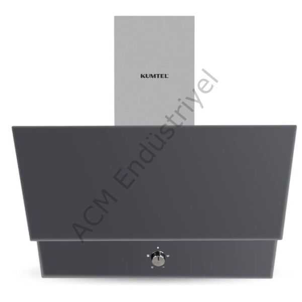 Kumtel Dizayn Antrasit (Gri) Cam Ankastre Set