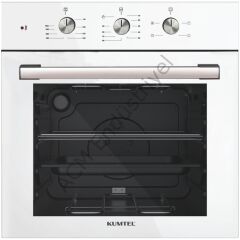 Kumtel Kristal Beyaz Cam Ankastre Set