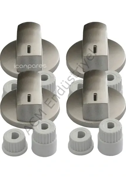 Ankastre Set Üstü ve Ocak Üniversal 4 Lü Düğme Takımı