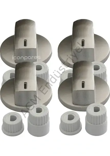 Ankastre Set Üstü ve Ocak Üniversal 4 Lü Düğme Takımı