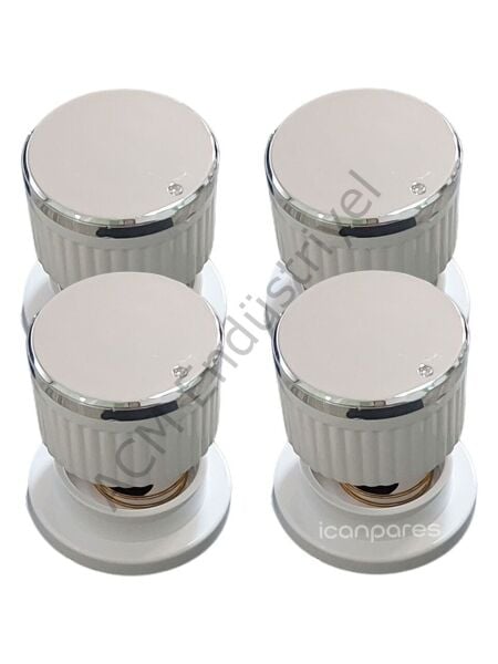 Ankastre Set Üstü ve Ocak Üniversal 4 Lü Düğme Takımı