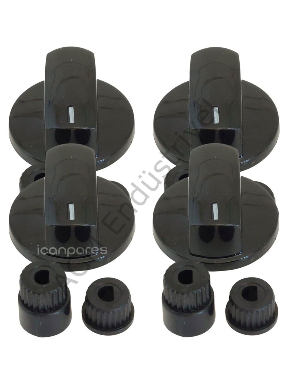 Ankastre Set Üstü ve Ocak Üniversal 4 Lü Düğme Takımı