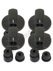 Ankastre Set Üstü ve Ocak Üniversal 4 Lü Düğme Takımı