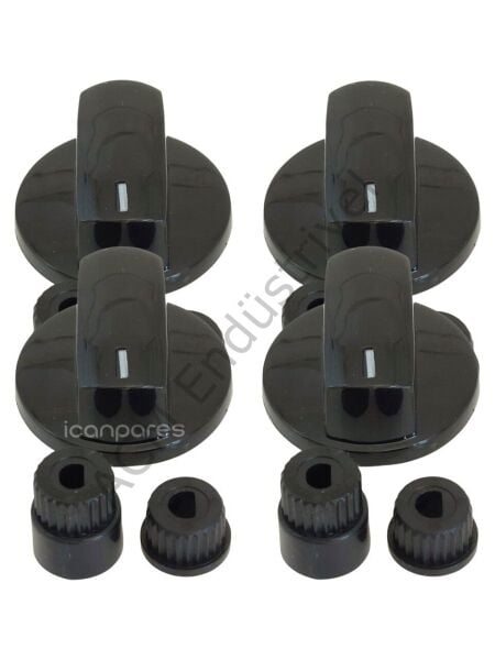 Ankastre Set Üstü ve Ocak Üniversal 4 Lü Düğme Takımı