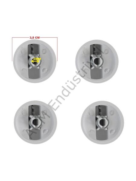 Ankastre Set Üstü ve Ocak Üniversal 4 Lü Düğme Takımı