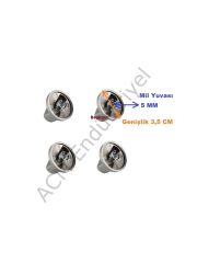 Ankastre Set Üstü ve Ocak Üniversal 4 Lü Düğme Takımı