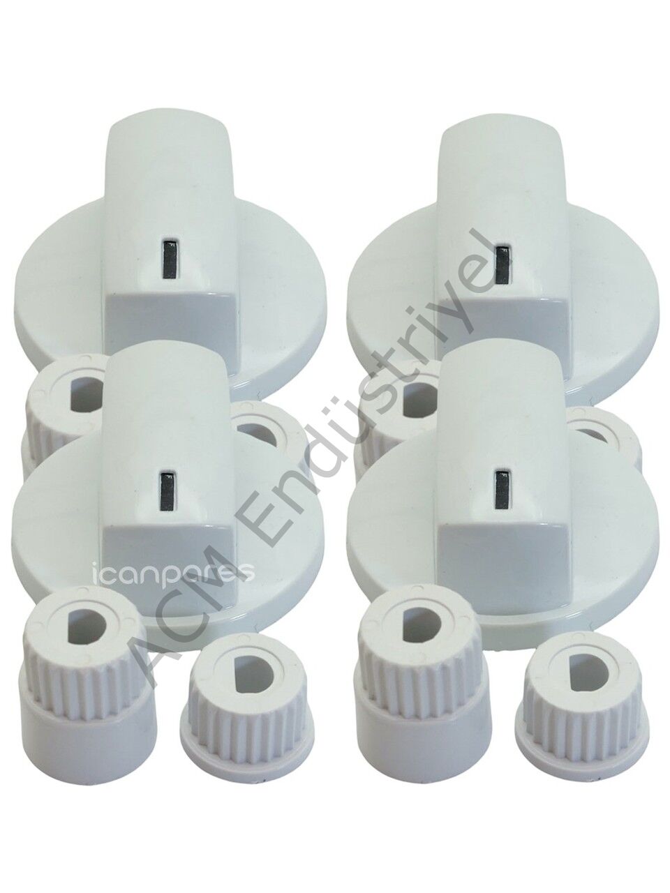 Ankastre Set Üstü ve Ocak Üniversal 4 Lü Düğme Takımı