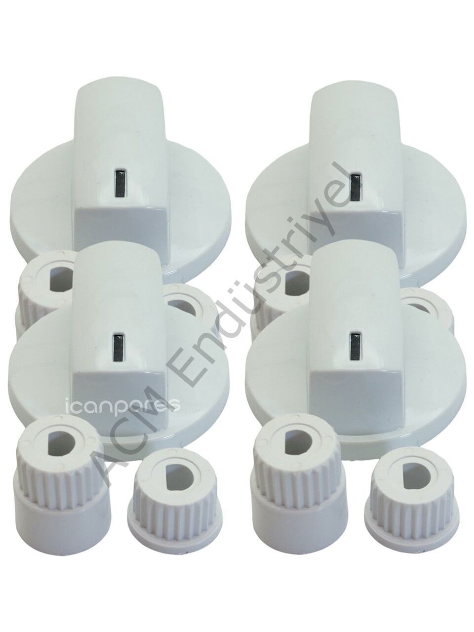 Ankastre Set Üstü ve Ocak Üniversal 4 Lü Düğme Takımı