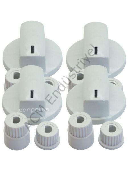 Ankastre Set Üstü ve Ocak Üniversal 4 Lü Düğme Takımı