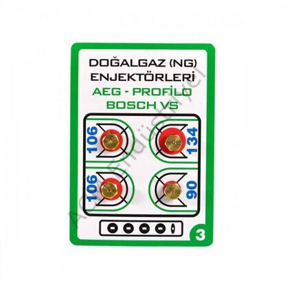 AEG & Bosch & Profilo DG Enjektör Takım No.3