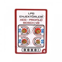 AEG & Bosch & Profilo LPG Enjektör Takım No.4