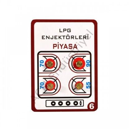 Piyasa LPG Enjektör Takım No.6