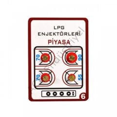 Piyasa LPG Enjektör Takım No.6