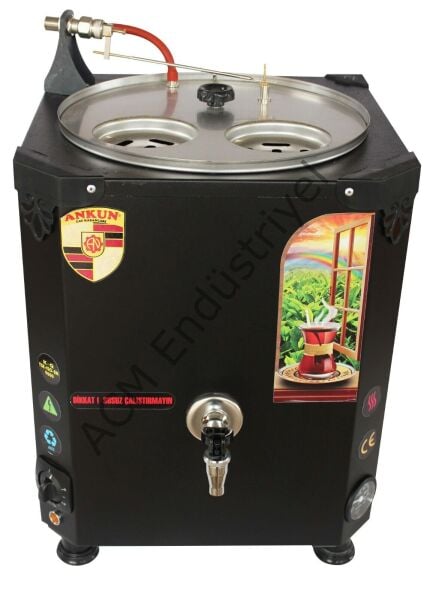 2 Demlikli Statik Çay Robotu