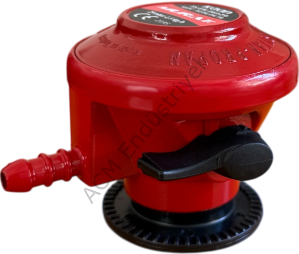 Metal Emniyet Kilitli Alçak Basınç Dedantörü Murat (8mm) Tüp Başlığı